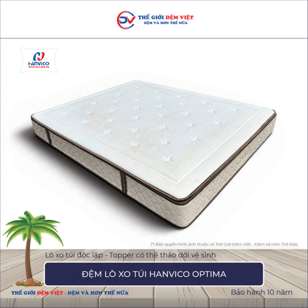 Đệm lò xo Hanvico Optima